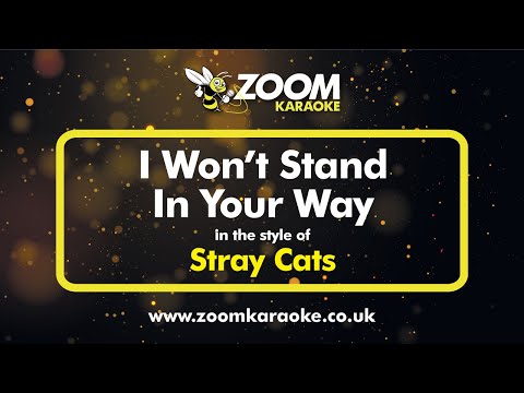Stray Cats – I Won’t Stand In Your Way (Karaoke Version) with Lyrics On Screen