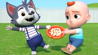 Can You Share the Pizza? | Sharing is Caring | Good Manners | Leo Nursery Rhymes & Kids Songs