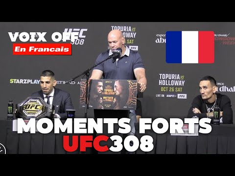 Conference de presse  : UFC 308  (traduction voix off en français)