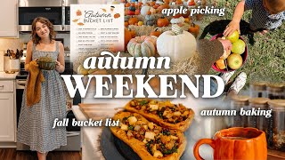 COZY AUTUMN WEEKEND 🍄🍂 | Checking Things Off My Fall Bucket List, Pumpkin Recipes & Apple Picking