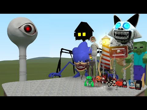 NEW WATER EYE TOWER VS ALL MONSTERS In Garry's Mod!