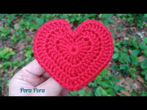 How To Crochet A Heart For Beginners I Crochet Valentines Gifts