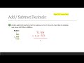 Exploring Decimal Addition and Subtraction Techniques