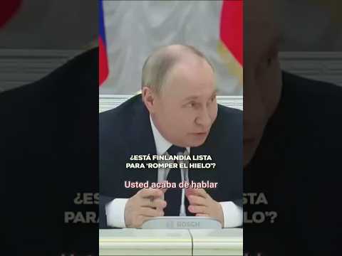 Putin pone en duda las capacidades de Finlandia en construcción naval#putin #rusia #presidente