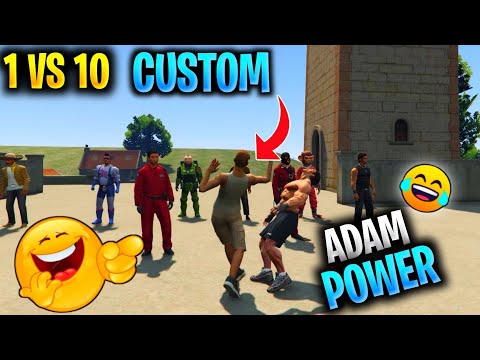 Custom With Adam 1 Vs 10 😅🤣 #shorts #short