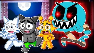 ESCAPA del Aterrador MUNDO DE GUMBALL con MIS AMIGOS en Roblox !! COMPLETO