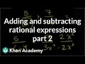Understanding Rational Expressions and Common Denominators