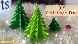 DIY Christmas Tree with paper 🎄 | christmas craft ideas #christmasdecorations #origamicraft