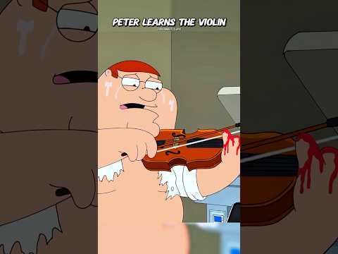 Peter Learns The Violin 🎻 #familyguy #shorts