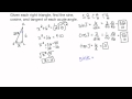 Trigonometric Ratios in Right Triangles
