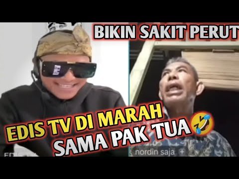 EDIS TV terdiam dimarahin Pak Tua 😅😅