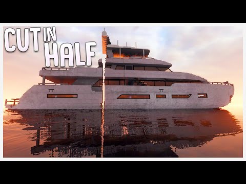 What Happens When You Cut A Mega Yacht In Half? - Teardown Funny Stunts