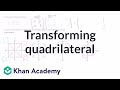 Transformation Matrices and Quadrilaterals