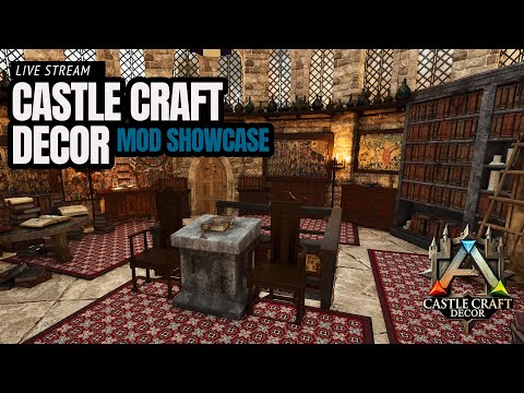 Castle Craft Decor Mod Showcase - Ark Survival Ascended