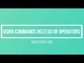 Arithmetic Commands in Programming