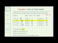 Understanding Polynomials