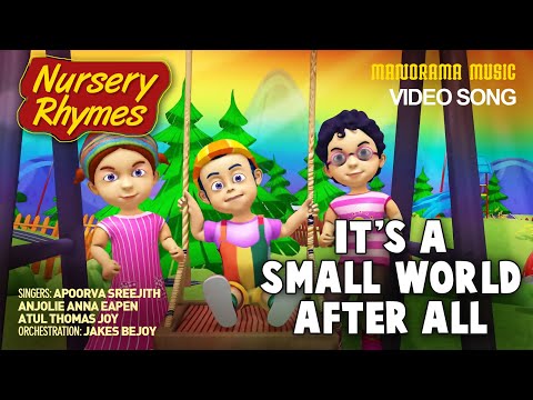 It's A Small World After All  | English Nursery Rhymes Video | Jakes Bejoy | Children Rhymes