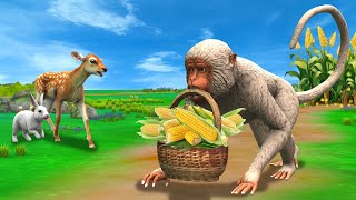 बंदर भुट्टा चोर की कहानी Bandar Bhutta Chor ki Kahani Monkey Steal Corn Hindi Moral Story