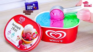 🍦 So Cool Miniature Ice Cream Recipe | Mini Bakery