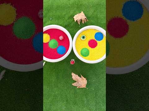 A RAM SAM SAM çamurda sürpriz🔴🟡 #short #craft #kidssongs