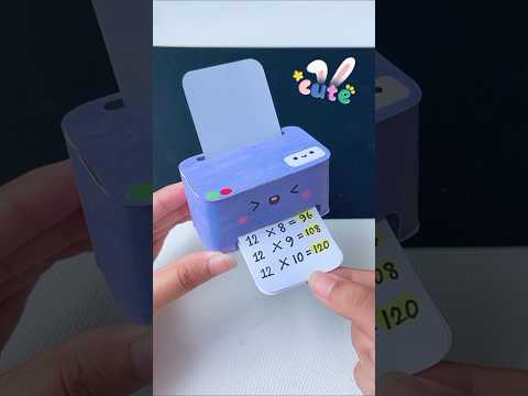 DIY Cute printer machine 🖨️ #shorts #tonniartandcraft #craft #love #art