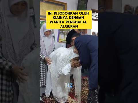 momen haru ketika santri dijodohkan kyainya dengan wanita penghafal Alquran ‼️#santri #nikah #haru