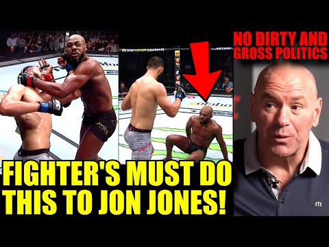 The Only way to beat Jon Jones is by doing what Dominick Reyes did,Dana White on Joining Politics