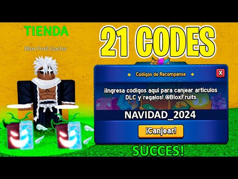 (21 CODES) ☀️ CODIGOS ACTIVOS de BLOX FRUITS *DICIEMBRE 2024*