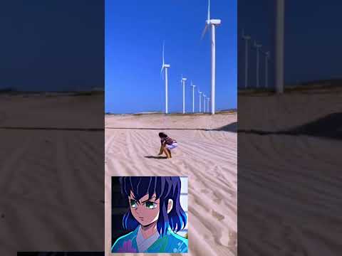 ||Anime wind turbine shadow jump||demon slayer||boy||#demonslayer #animeboy