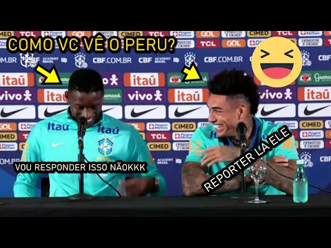 COMO VOCÊ VÊ O PERU?! 👀🤣🤣🤣 HAHAHAHAHA A quinta série tá muito viva na Seleção Brasileira