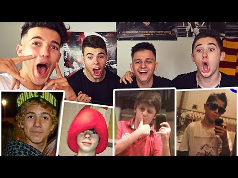 REACCIONANDO a NUESTRAS FOTOS más RIDÍCULAS DE PEQUEÑOS!! [Logan G]