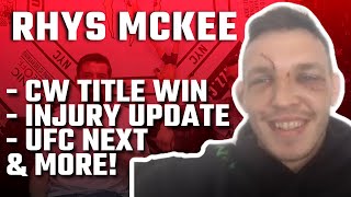 Rhys McKee Reacts to Cage Warriors Title Win in Belfast and Aftermath, Calls For Second Shot at UFC!