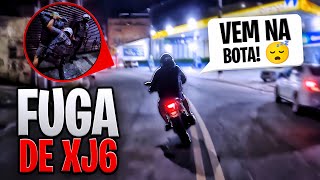 FUGA DE XJ6 NA MEIOTA DA PM