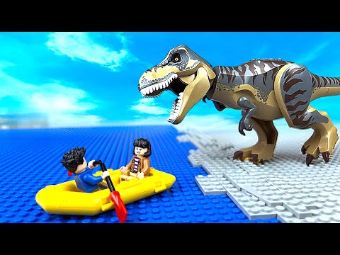 What If Dinosaurs Came To Life In A LEGO Museum?