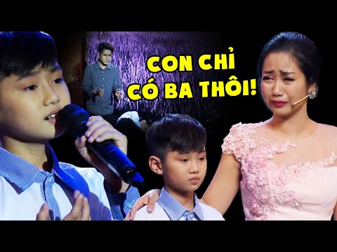 THẮT LÒNG nghe cậu bé từ nhỏ KHÔNG BIẾT MẶT MẸ hát tặng người cha bao năm GÀ TRỐNG NUÔI CON | THVL