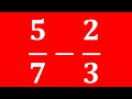 Operations with Fractions and Common Denominators