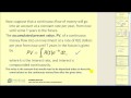 Accumulated Present Value Concepts