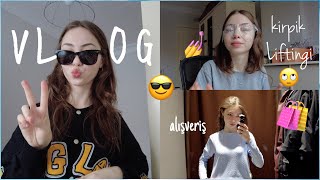 SELAM BEN GELDİM😅💖| annemle alışveriş 🛍️ ,kirpik liftingi 🦔,reels çekimi📸..| #vlog