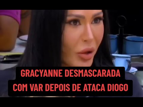 após atacar Diogo, Gracyanne é desmascarada por VAR no momento da votação e é pega mentindo na casa