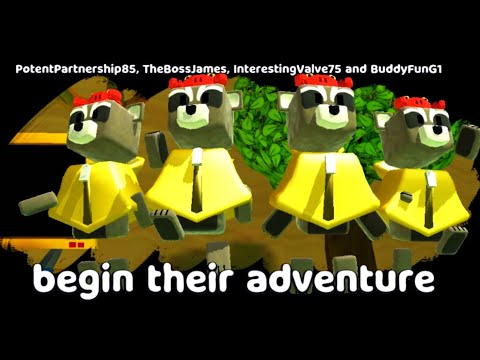 Racoon Bear & Kenny the Crab Outfit in Multiplayer!? Super Bear Adventure Gameplay Walkthrough