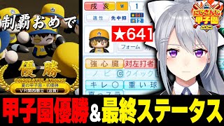 【#にじ甲2025】V西2025育成⚾3年目夏甲子園！決勝＆選手データまとめ【にじさんじ / 樋口楓】