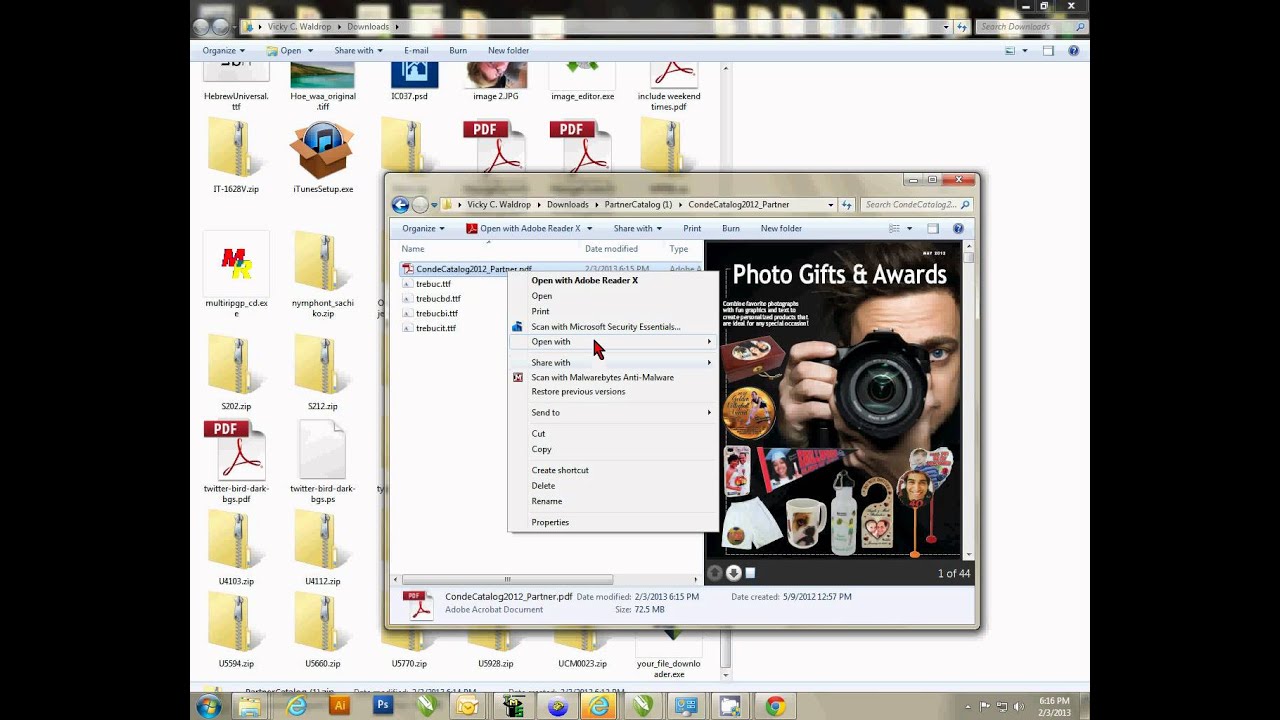 Click to watch the Editing Conde's Customizable Catalog in CorelDraw video