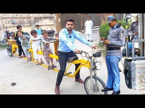 Public Reaction On World's Longest Electric Bike - DIY Electric Bike Build