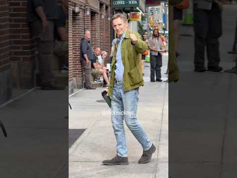 First Pamela Anderson… now Liam Neeson?! NYC just became a rom-com 🥰❤️