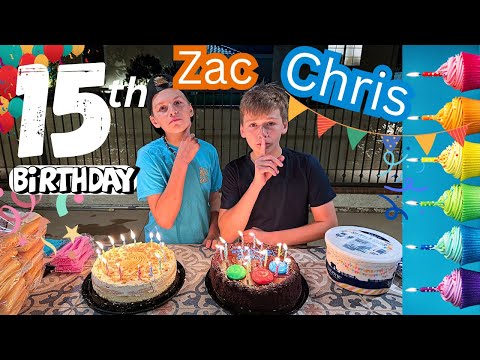 Zac & Chris turn 15!!