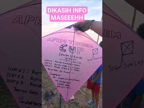 info sambitan P #layangan #pipas #layanglayang #layaganputus #layanganputus