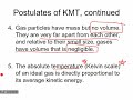 Kinetic Molecular Theory Concepts