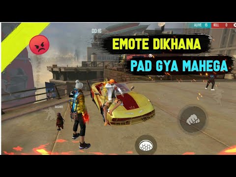 Lobby me emote dikhata hai 😡 Free fire very funny moment🤣 wait for end - #Shorts
