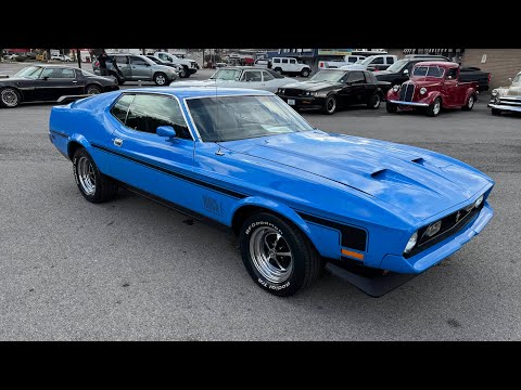 Test Drive 1972 Ford Mustang Mach 1 Fastback $23,900 Maple Motors #2900