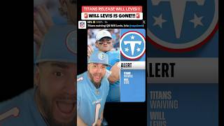 TITAN ANDERSON REACTION TO TENNESSEE TITANS RELEASING WILL LEVIS! #shorts #nfl #titans